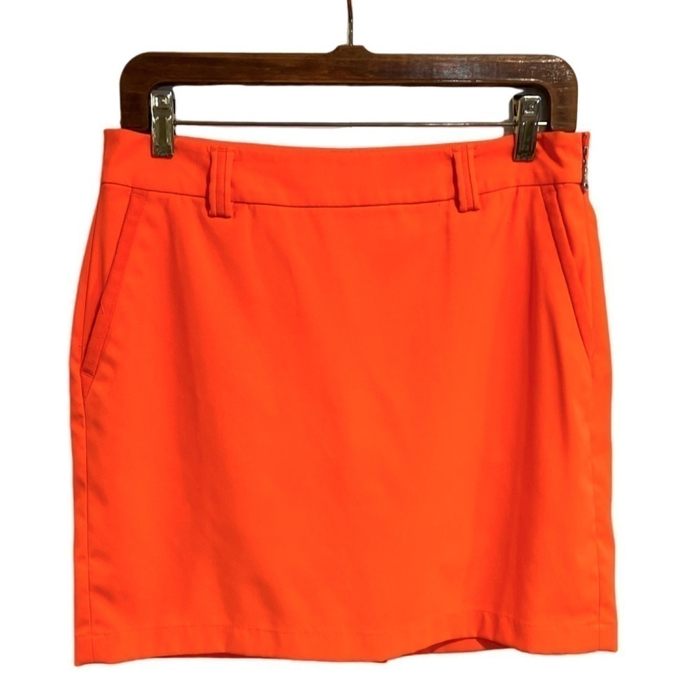 RALPH LAUREN POLO Golf neon orange skort